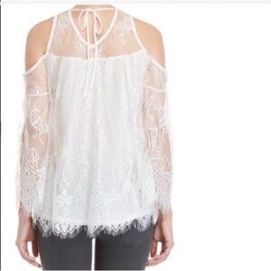 Rain Boho Lace Wide Sleeve Top NWT Size 1X